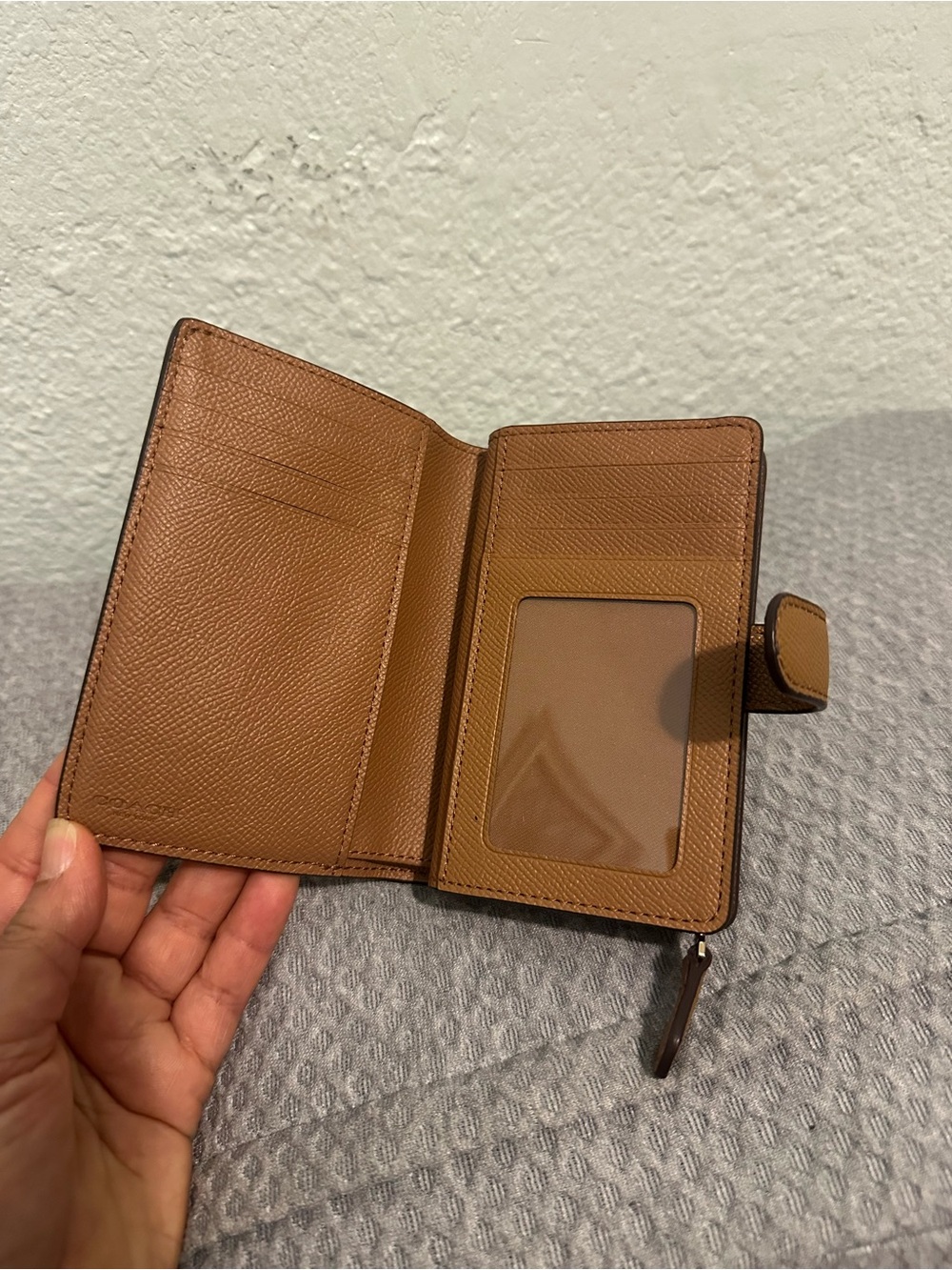Coach Cognac/Tan Leather Satchel and Wallet Set - Picture 9 of 12